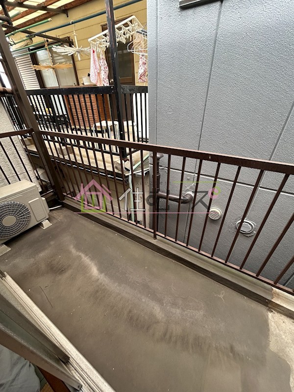 勝山北テラスハウス ベランダ
