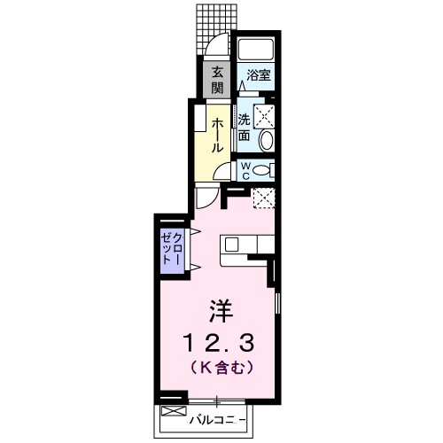 ポンテリブロＫ・Ⅱ 間取り