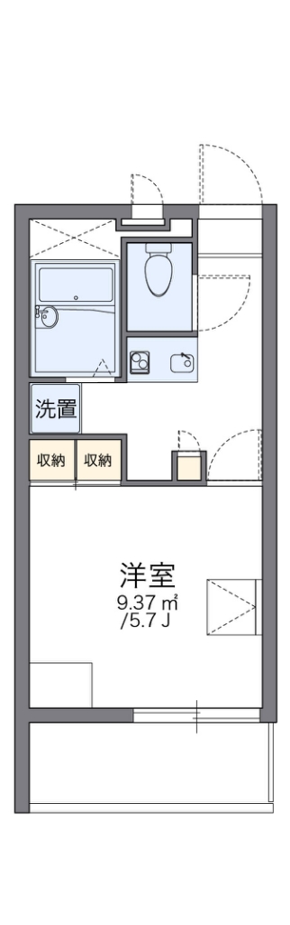 レオパレスなでしこ荘 間取り