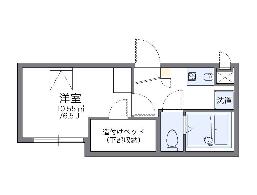 レオパレスウェリナ 間取り