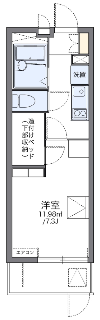 レオパレス安住 間取り