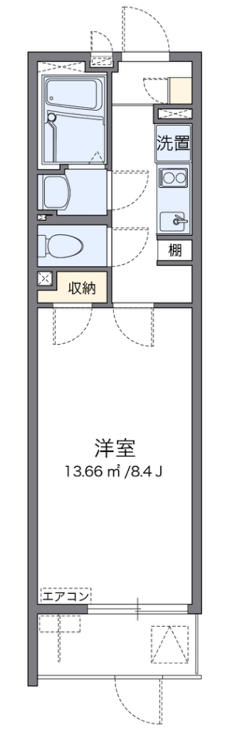 クレイノ初島 間取り