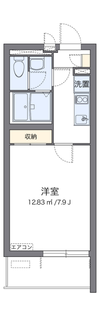 クレイノ敬 間取り