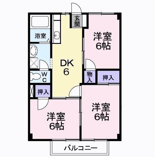 高安グリーンハイツ 間取り