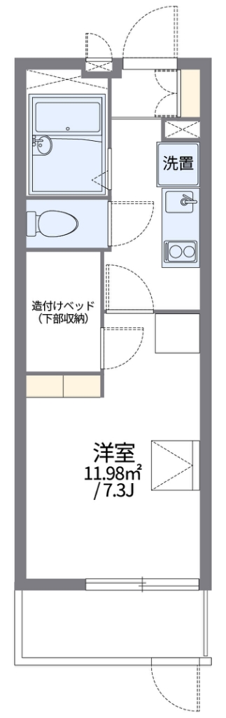 レオパレスきずり 間取り