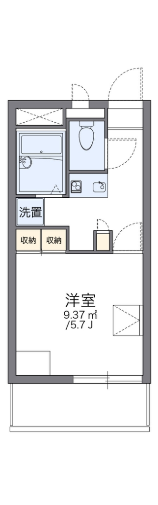 レオパレス武庫川Ｂ 間取り