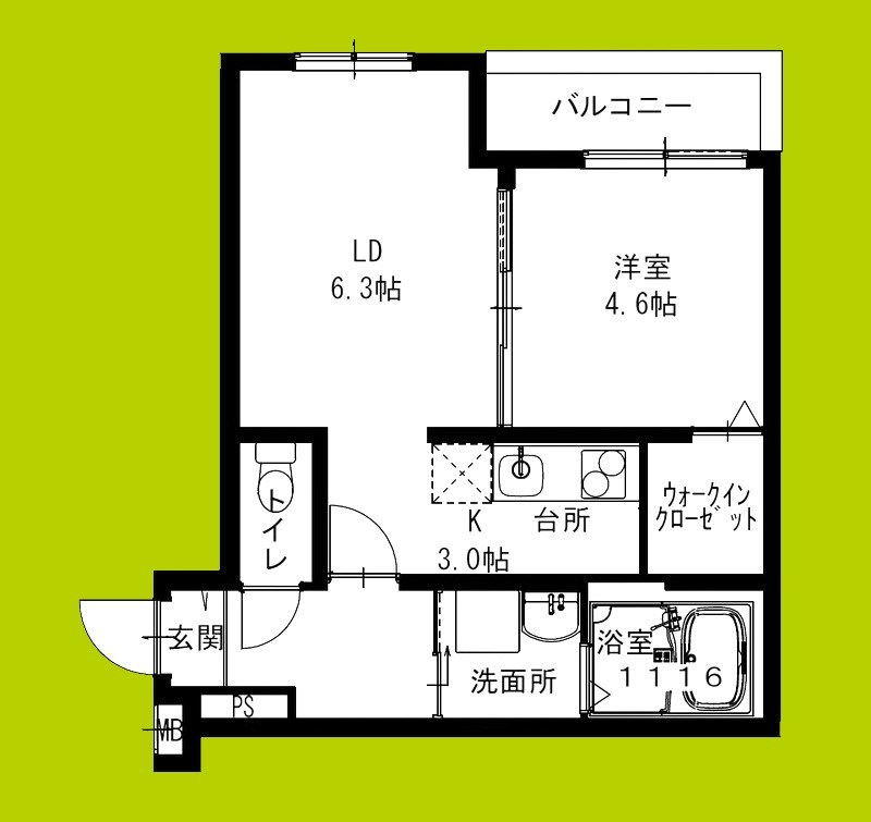 フジパレス岸和田駅前Ⅰ番館 間取り