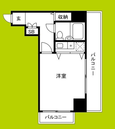 ウエステージ夕陽丘 間取り