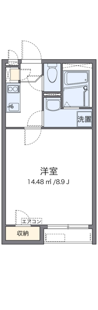 クレイノ金岡 間取り