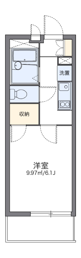 レオパレスＪＮ　Ｂ 間取り