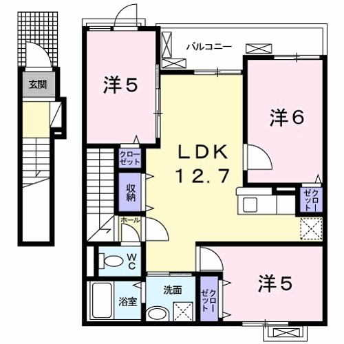 サン　アルモニー　寺川 間取り