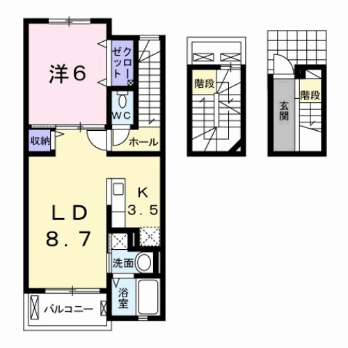 グランツ　旭 間取り