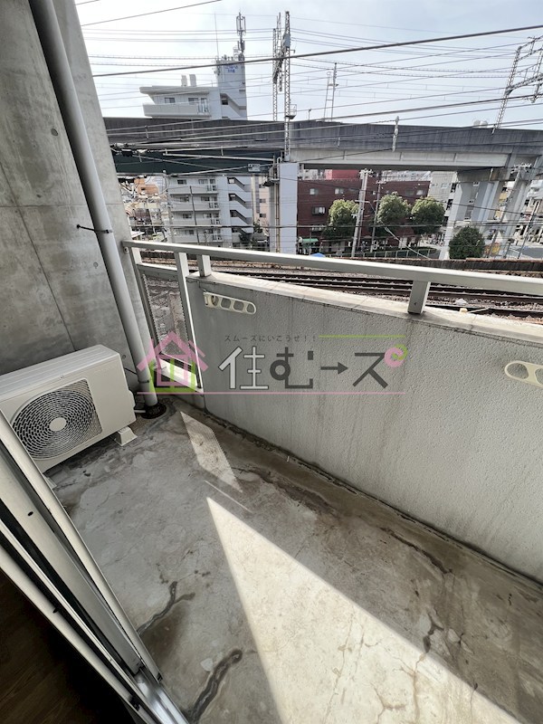 グランヴィ天王寺 ベランダ