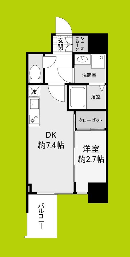 セレニテ谷町四丁目アリエ 間取り