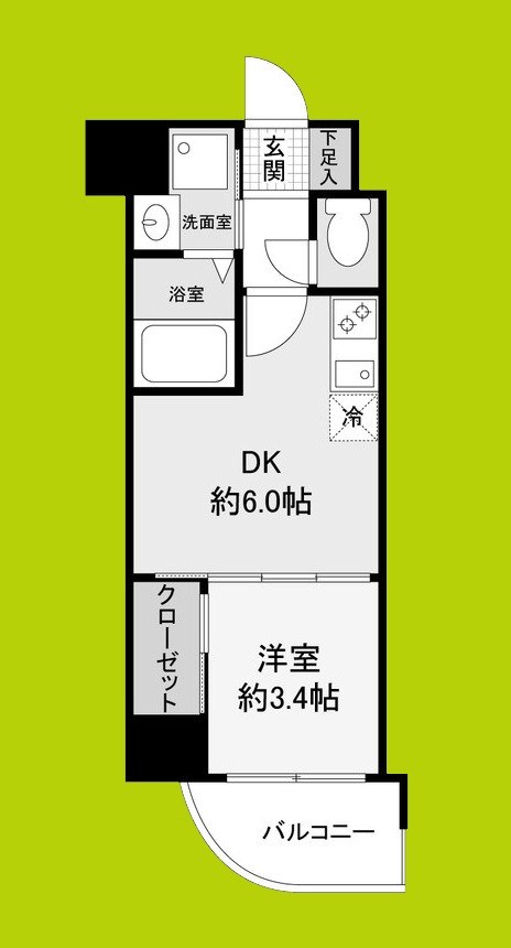 セレニテ谷町四丁目アリエ 間取り