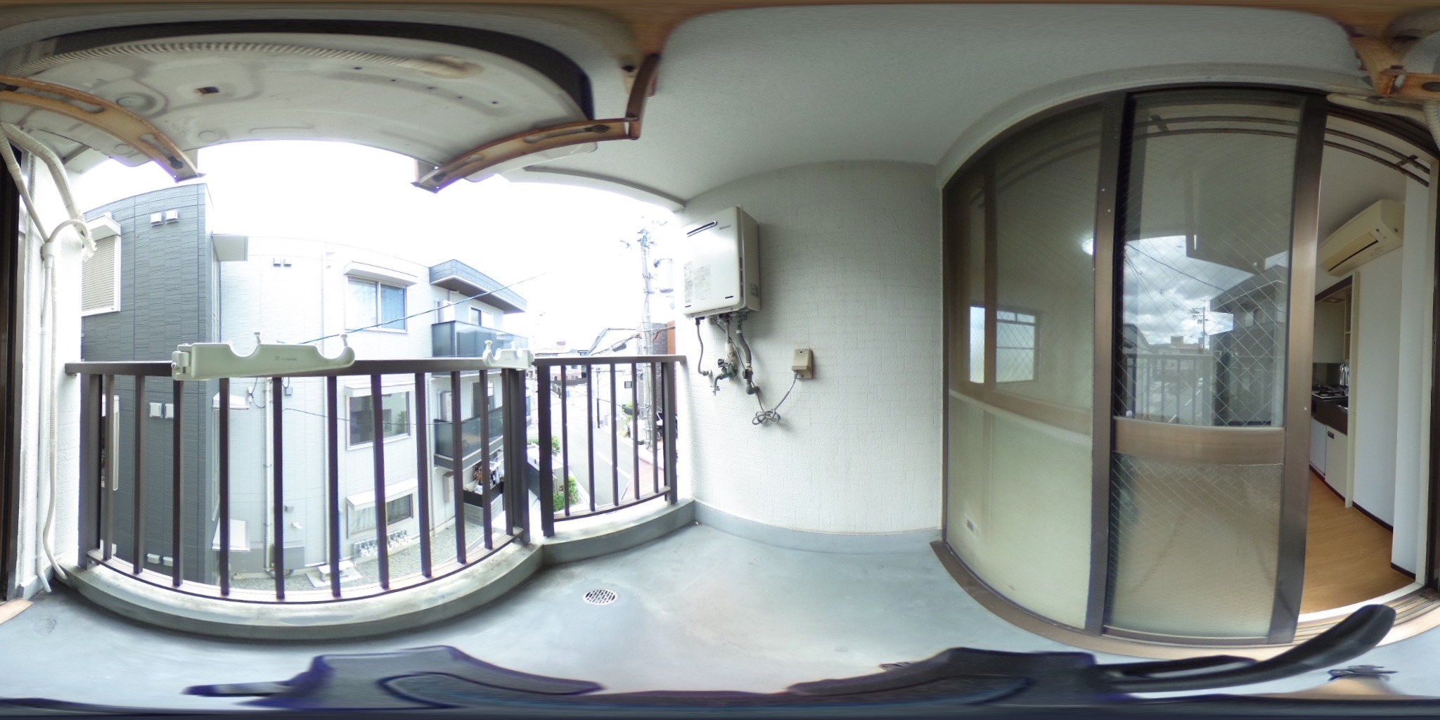 淡路西山マンション ベランダ