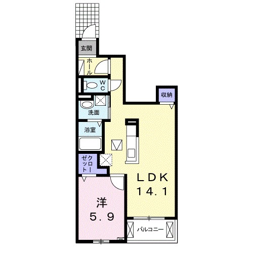 モンターナ　Ⅲ番館 間取り