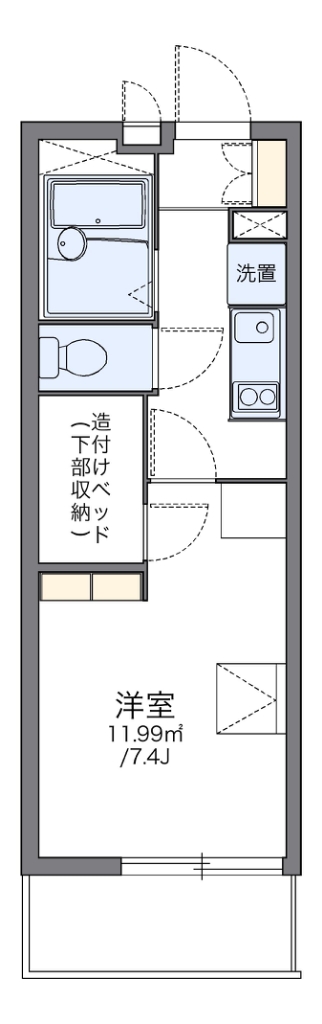 レオパレスアルミックⅢ 間取り