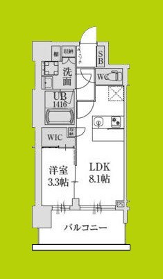スプランディッド堺東DUE 間取り