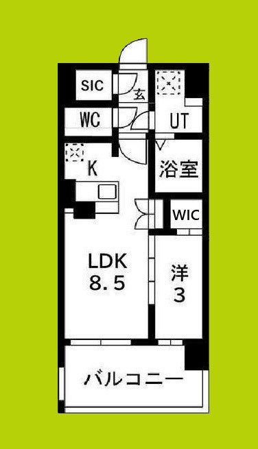 アーバンパーク御幣島 間取り