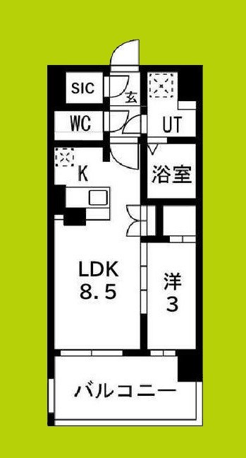 アーバンパーク御幣島 間取り