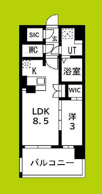 アーバンパーク御幣島 間取り