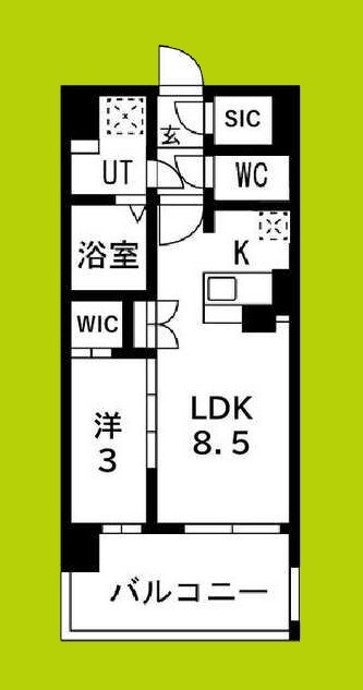 アーバンパーク御幣島 間取り