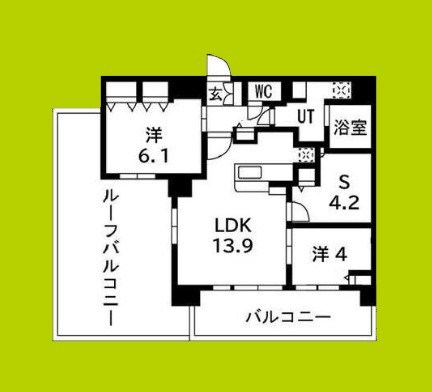アーバンパーク御幣島 間取り
