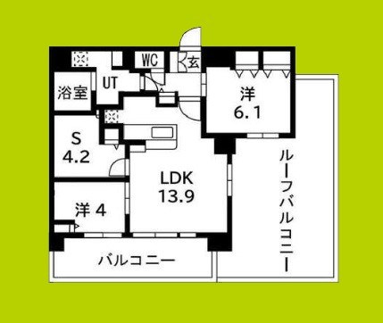 アーバンパーク御幣島 間取り