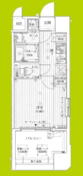 アドバンス西梅田 間取り