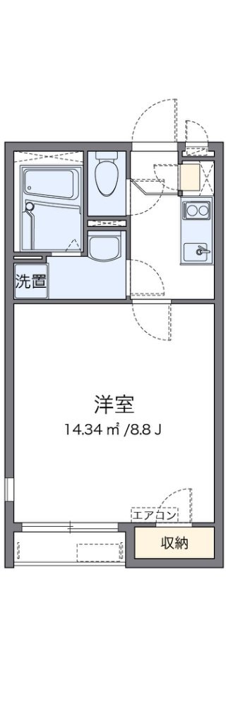 クレイノ日新香里園 間取り