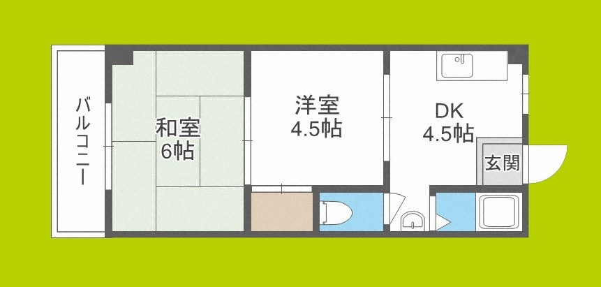 リアライズ北加賀屋 間取り