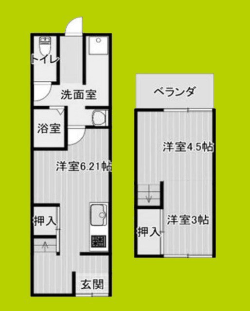 大阪市大正区泉尾五丁目テラス 間取り