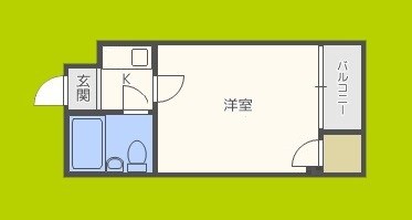コーポ南加賀屋 間取り