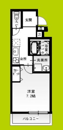 フジパレス住吉公園 間取り