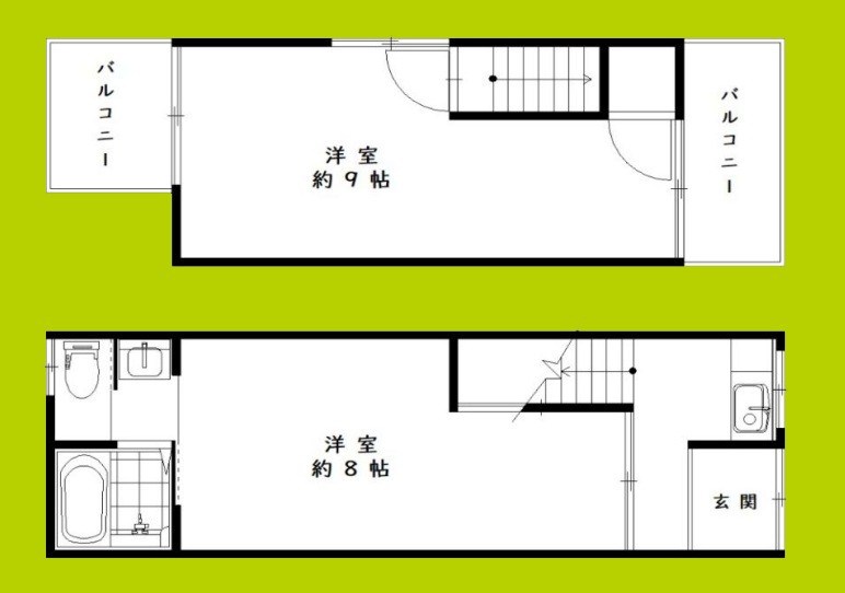 御崎1丁目テラス 間取り