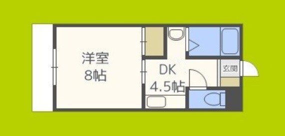 キンキ北ハイツ 間取り