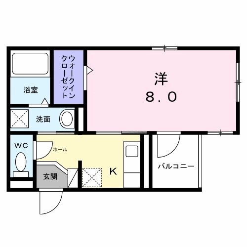 コンテ池田 間取り図
