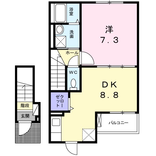 ラパン　ノアール 間取り