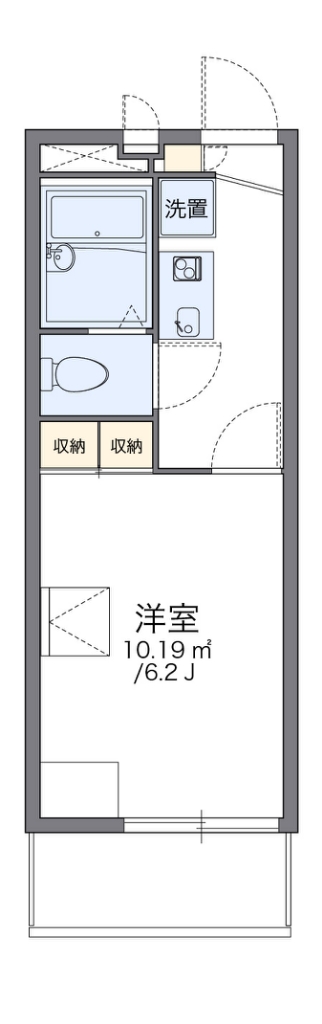 レオパレスコスモスⅡ 間取り