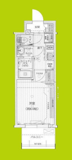 プレリス阿波座Bloom 間取り