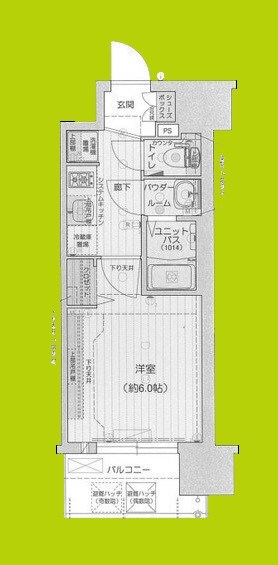 プレリス阿波座Bloom 間取り