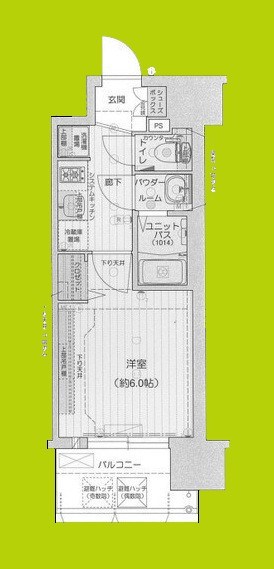 プレリス阿波座Bloom 間取り