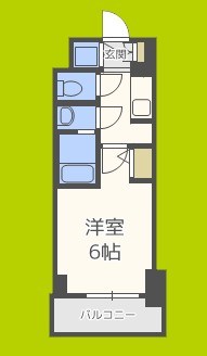 S-RESIDENCE南堀江 間取り