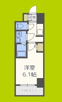 S-RESIDENCE南堀江 間取り