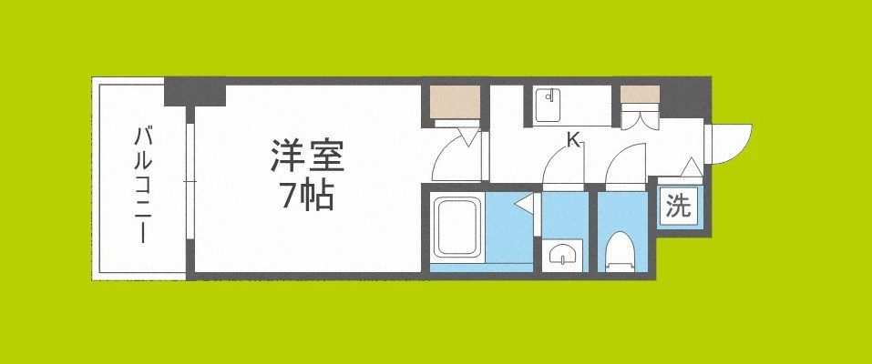 Fortuney北堀江 間取り