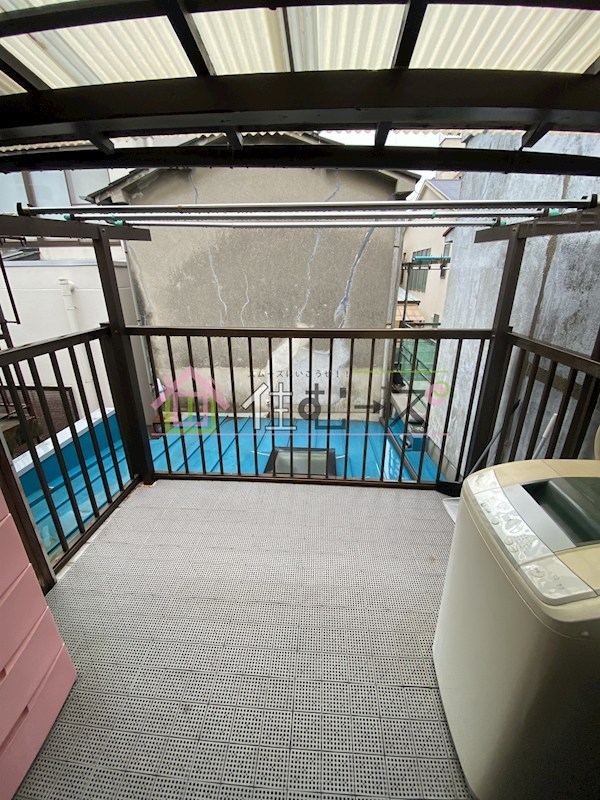 都島区内代町二丁目戸建貸家 ベランダ