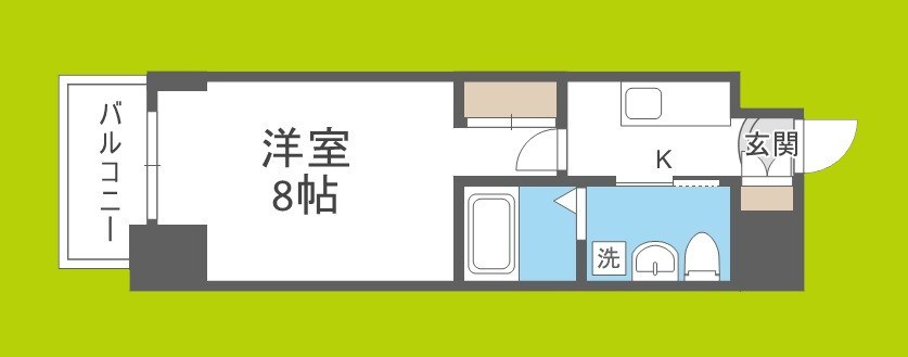 URBAN FLATS中之島 間取り