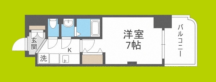 Luxe西長堀 間取り