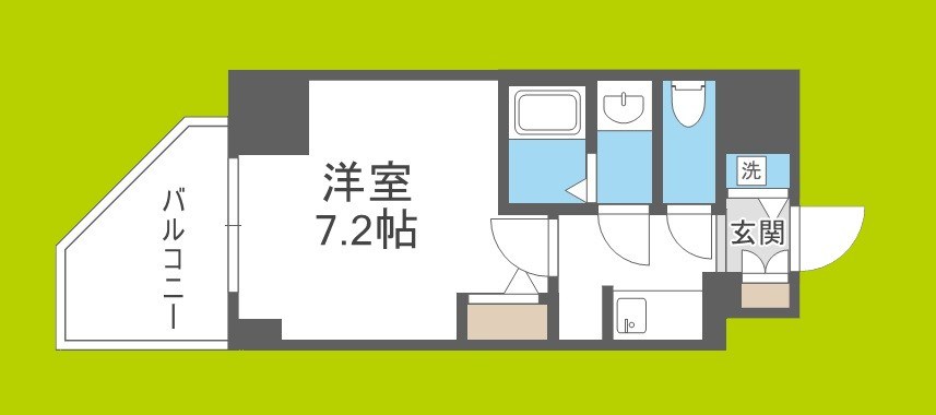S-RESIDENCE阿波座bouncy 間取り